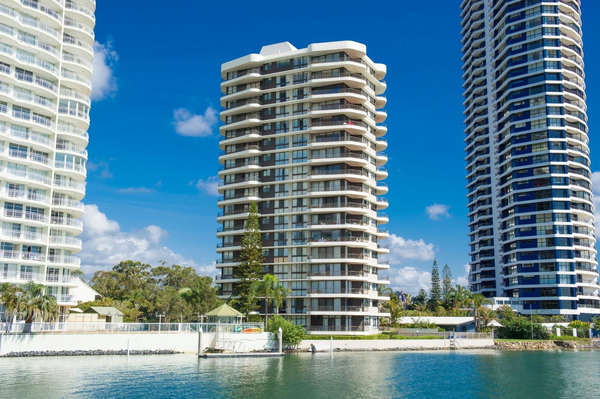 Broadwater Shores Waterfront Apartments Gold Coast Buitenkant foto